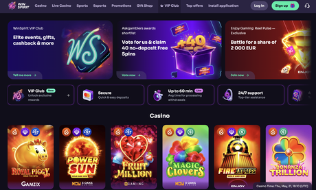 ws casino Gameplay