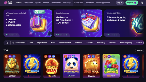 ws casino Gameplay